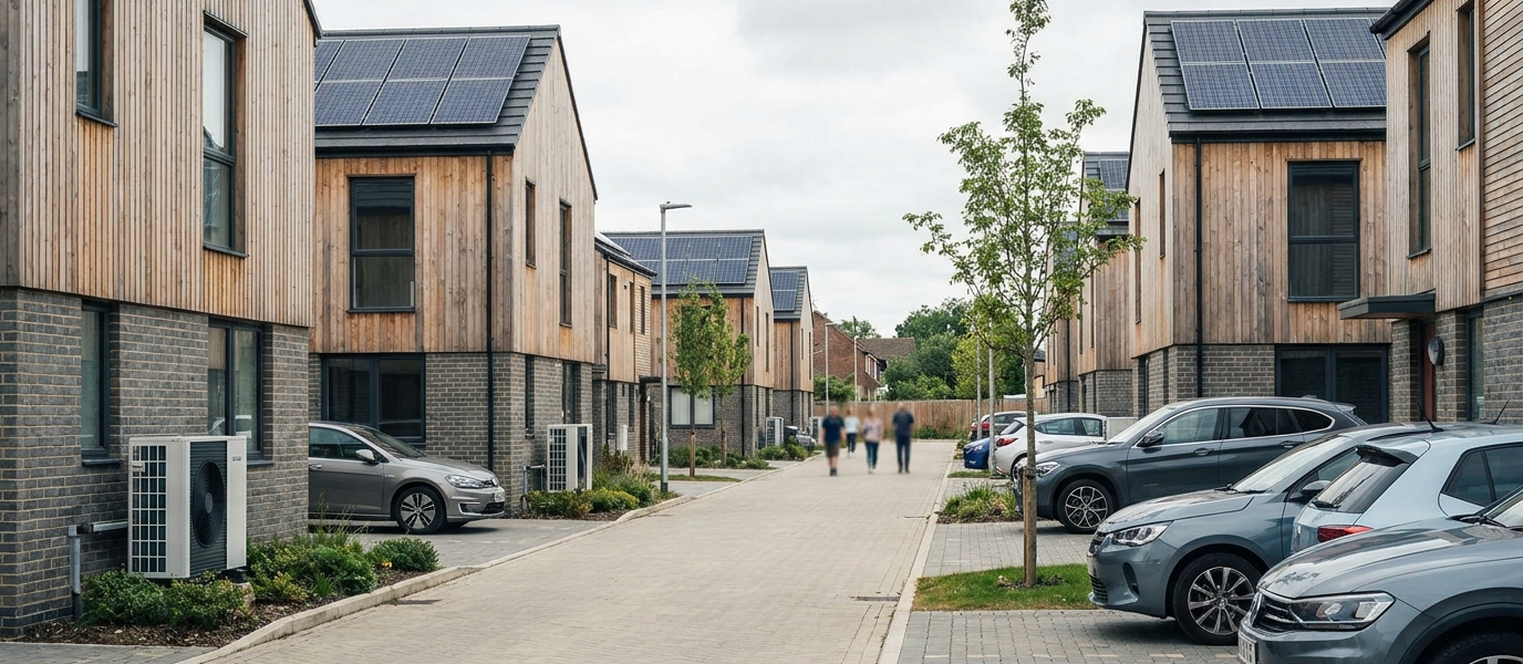 Heat pumps for all new homes and plug-in solar in green tech drive