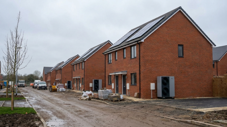 Mandatory heat pumps and solar on all new homes from 2028