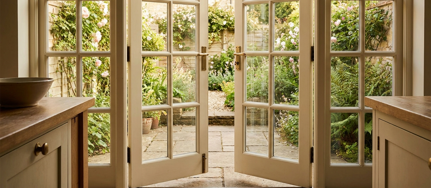 French Doors Done Properly From Frame To Furniture