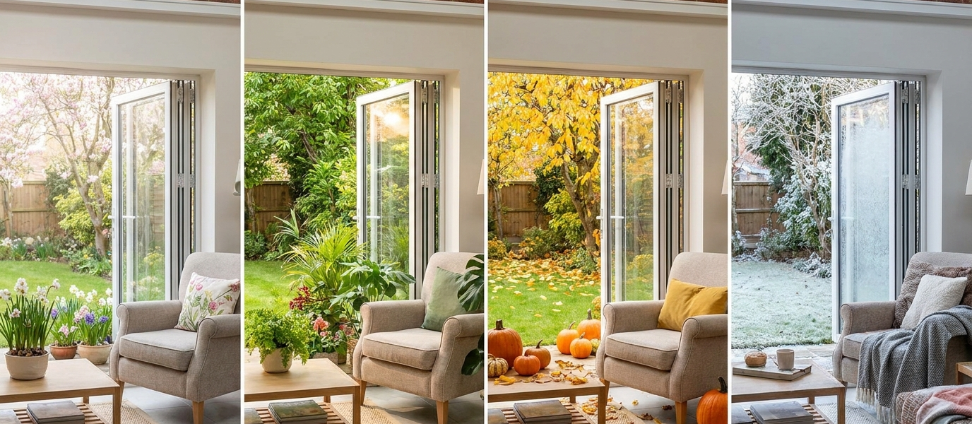 Garden Room Transitions Through The Seasons