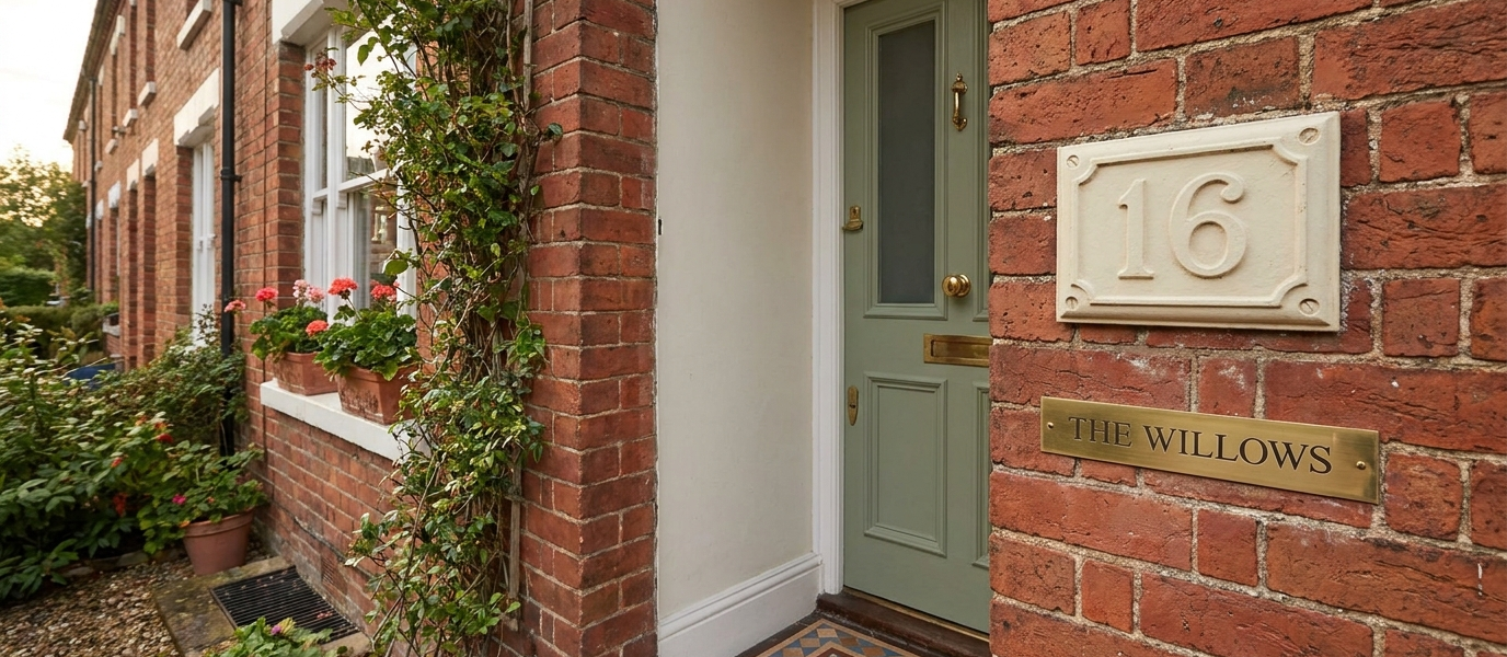 House Numbers And Signs That Lift A Tired Facade