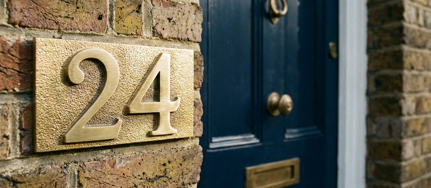 House Numbers That Stop People Squinting From The Pavement
