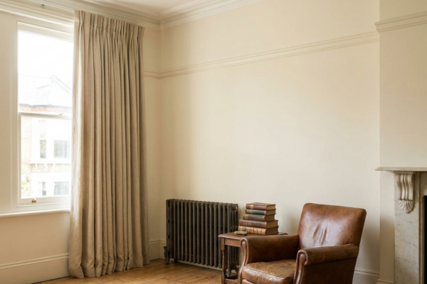 Picture Rails And The Curtain Header They Hide
