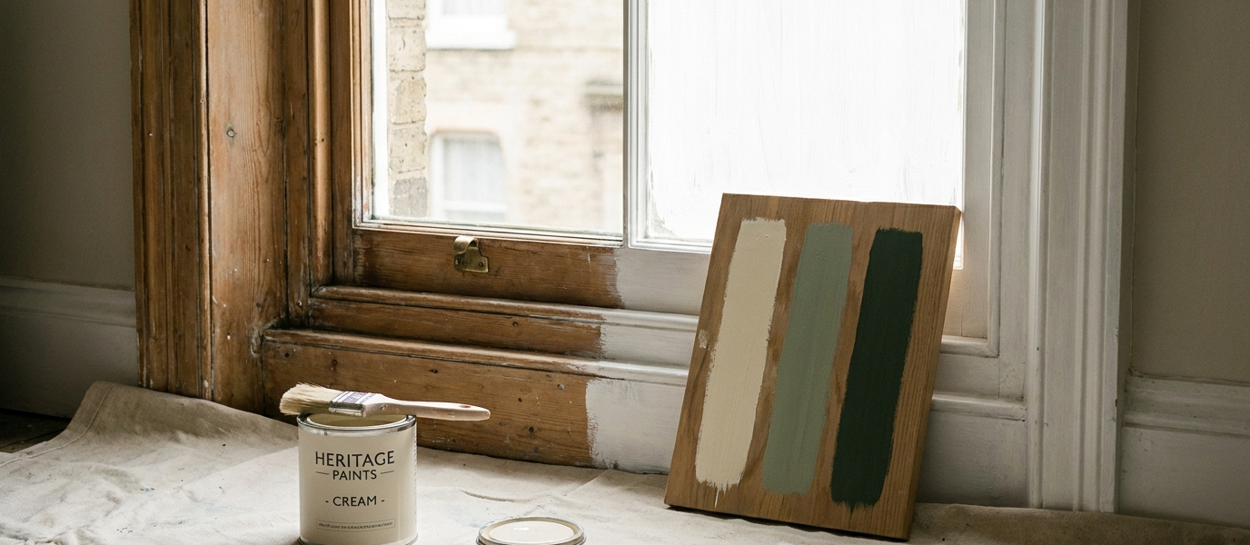 Repainting Wooden Window Frames Without Regret