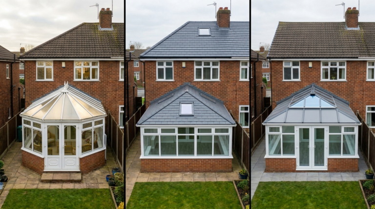 Replacing a Conservatory Roof, Glass, Tiled, or Solid Insulated Compared