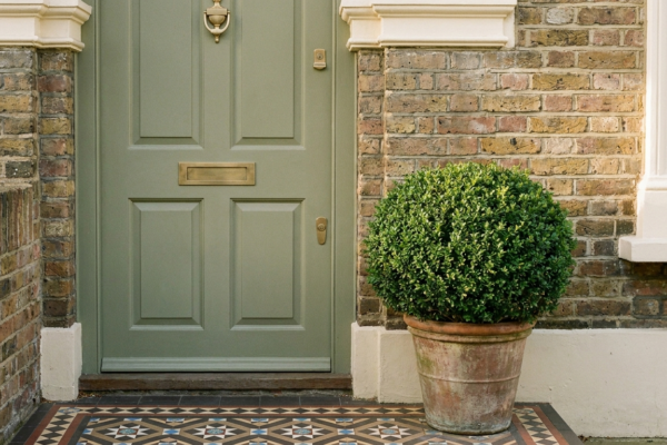 Sage Olive And Other Dusty Greens For A Front Door