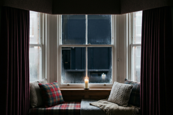 Winter Window Dressing For Warmth And Atmosphere