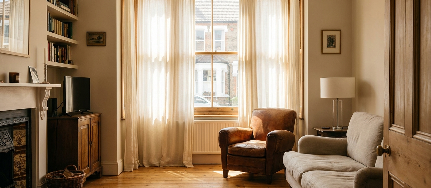 Working With Bright South Facing Windows